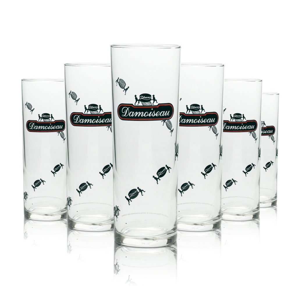 6 verres à rhum Damoiseau 0,25 l Verre à long drink « Tubo » nouveau