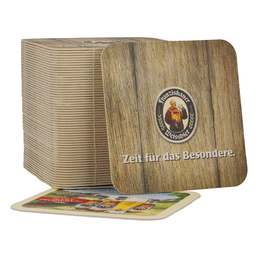 60 sous-verres Franziskaner, 9,5 x 9,5 cm, « Les boissons sans alcool de Franziskaner »