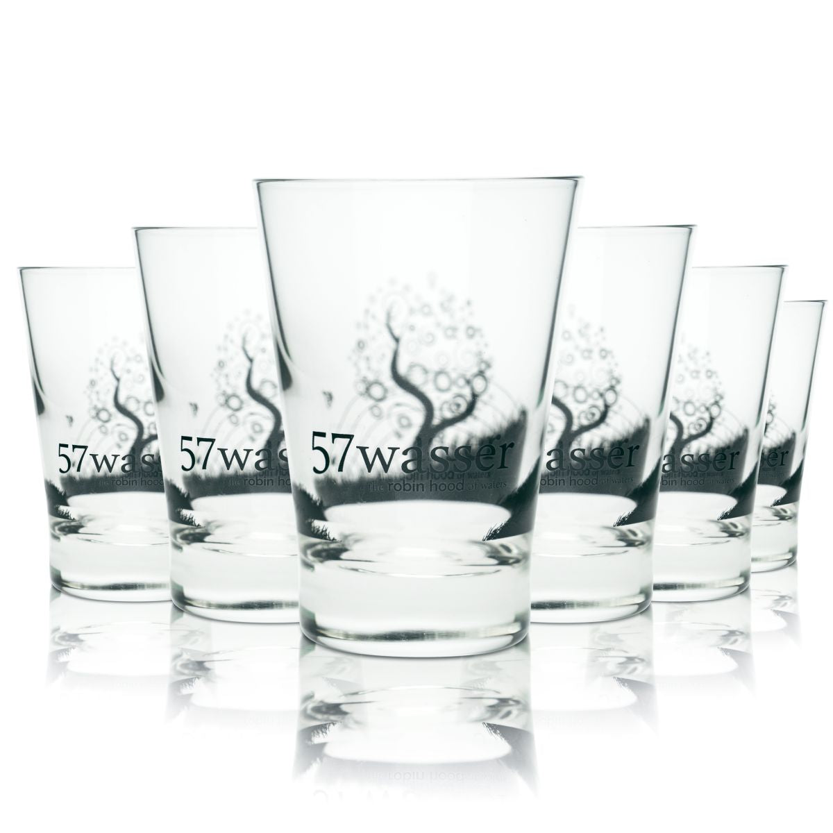 6x 57Verre à eau 0,21 l Set de verres à eau minérale Soda Jus Limonade Boisson gazeuse