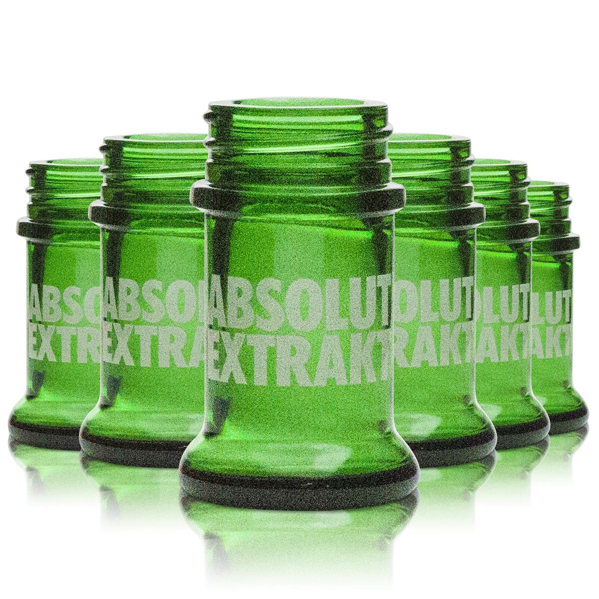 6 verres à shot Absolut 2 cl Verres à schnaps Extrait sans couvercle Vodka