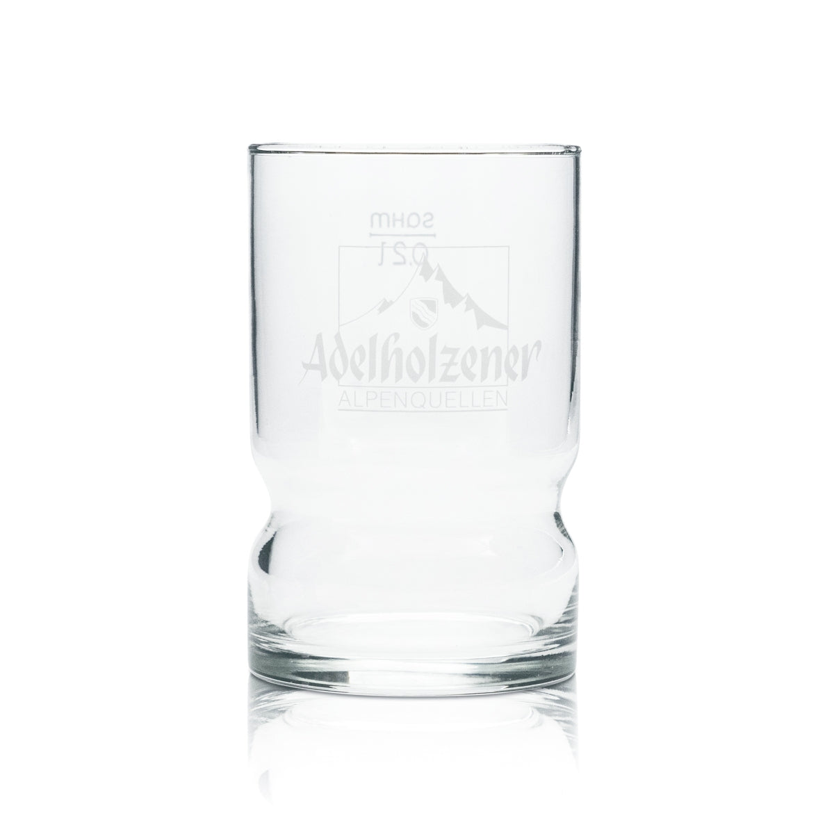 6 verres Adelholzener Wasser 0,2 l, gobelets Tumbler, verres profilés, source minérale Sod – Vue 2