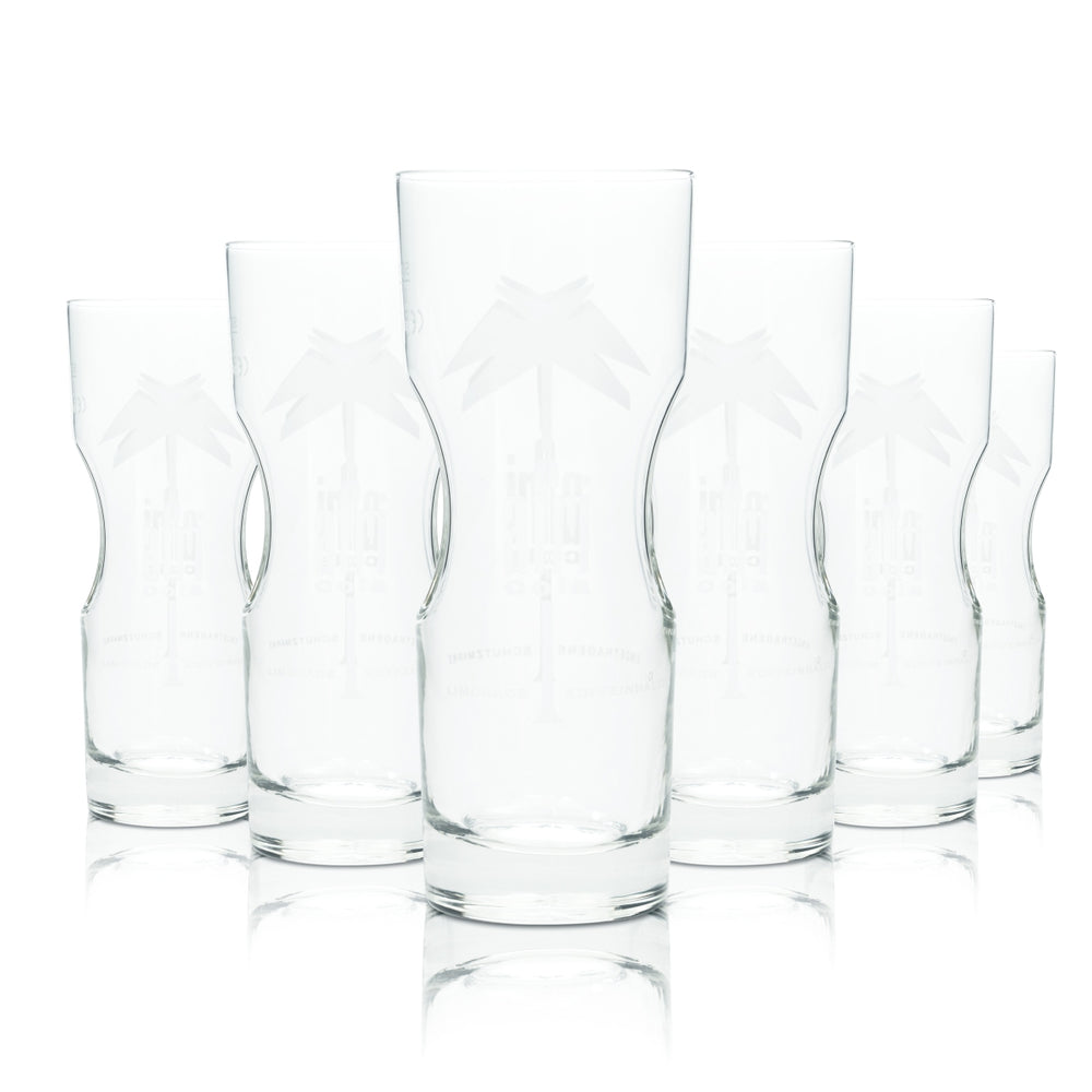 6x Afri Cola Boisson gazeuse Verre 0,2 l Gobelet Verres à long drink Contour Gastro Limonade