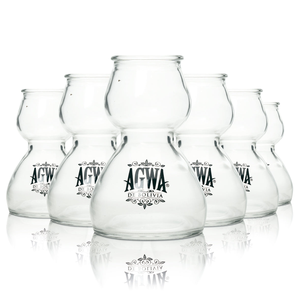 6 verres Agwa de Bolivia 0,3 l Babco Long Bomb Verres à long drink Carafe RAR