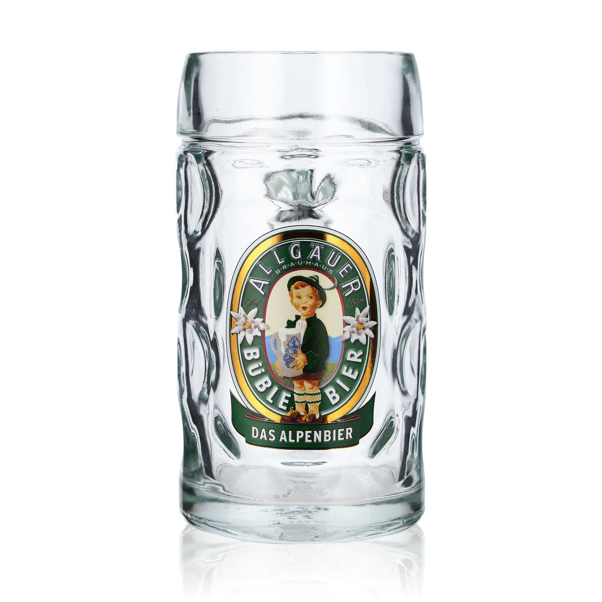 6x verre Allgäuer Büble 0,5 l, chope à bière de fête, verre à bière alpin, verre à bière Seidel, lot – Vue 2