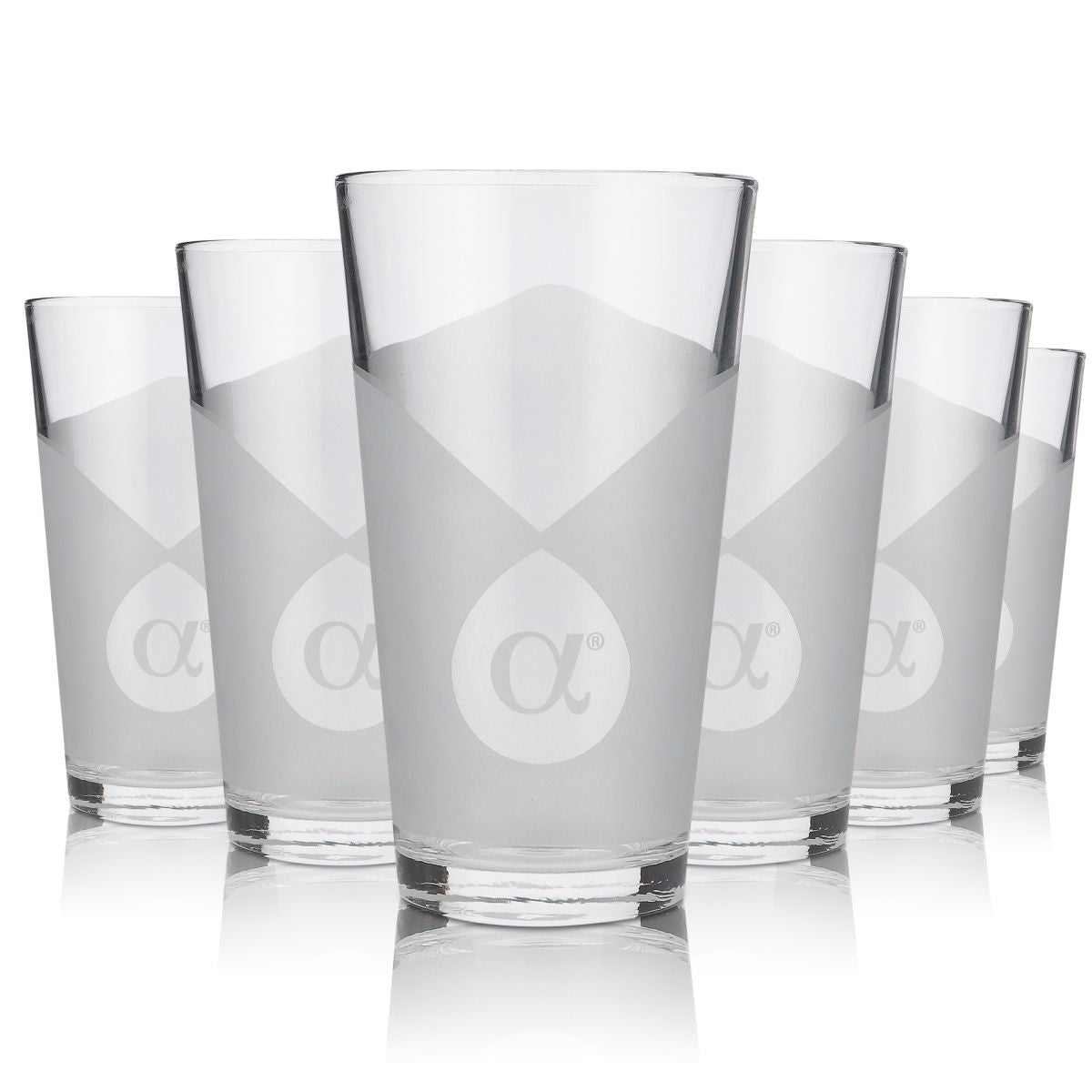 6x Alpha Noble Verre 0,4 l Verre à long drink Willi Becher Set de verres Vodka Longdrink