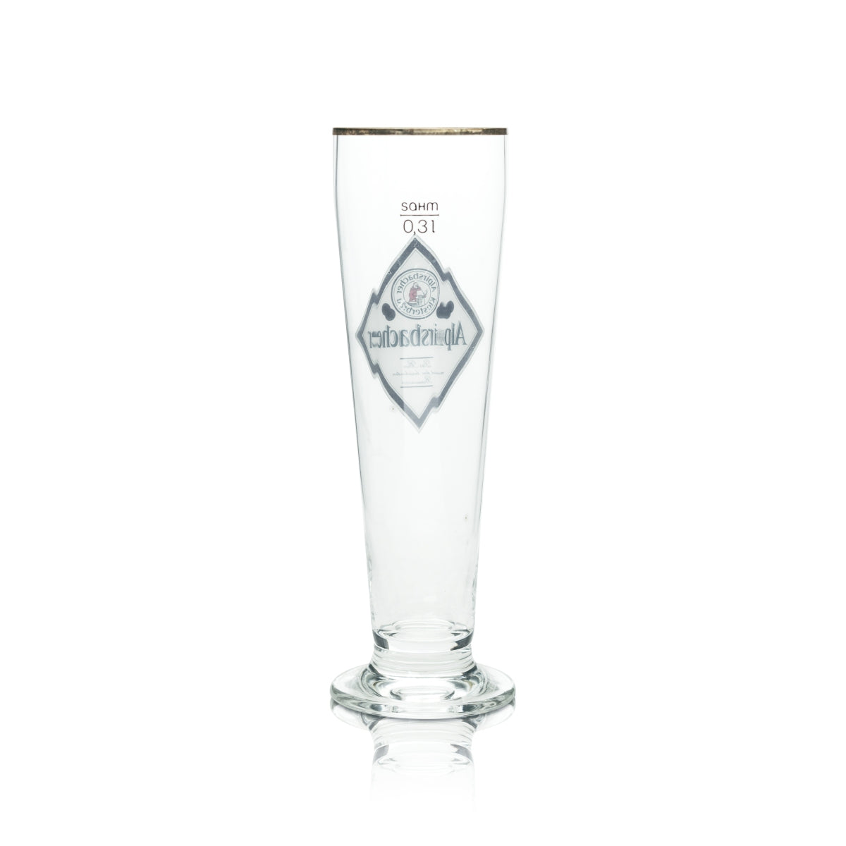 6 verres à bière Alpirsbacher 0,3 l, forme tulipe, série Siena Pils, brasserie Kloster – Vue 3
