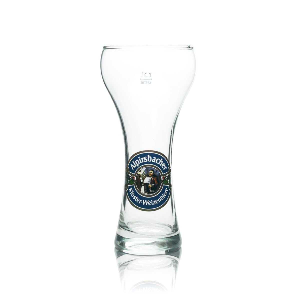 6 verres à bière Alpirsbacher 0,3 l Verres à bière blanche Kloster Weizen Verres à levure rétro – Vue 2