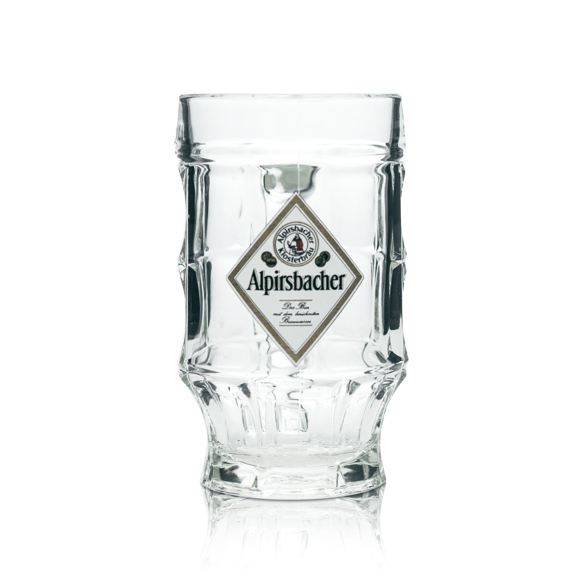 6 verres à bière Alpirsbacher 0,4 l, chope Strasbourg Sahm Seidel, verres à anse, chopes, bière – Vue 2
