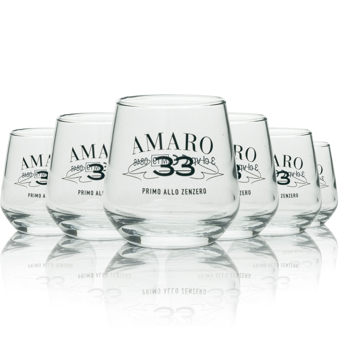 6x Verre à liqueur Amaro Primo allo zenzero Verre à shot 3 cl