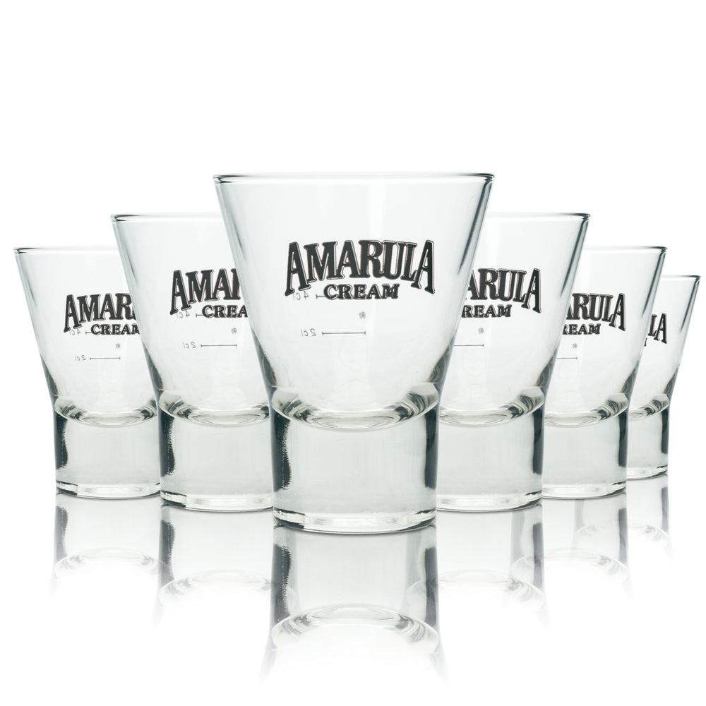 6x Amarula Cream Verre 0,1 l Verres à liqueur Verres à schnaps 2 cl 4 cl Cocktail lourd