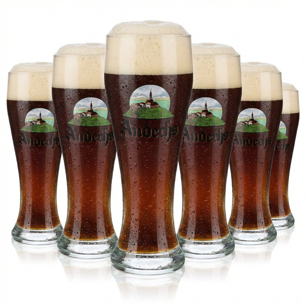 6 verres à bière Andechs 0,3 l Verres à bière Verres Verres de monastère Verres à bière blanche
