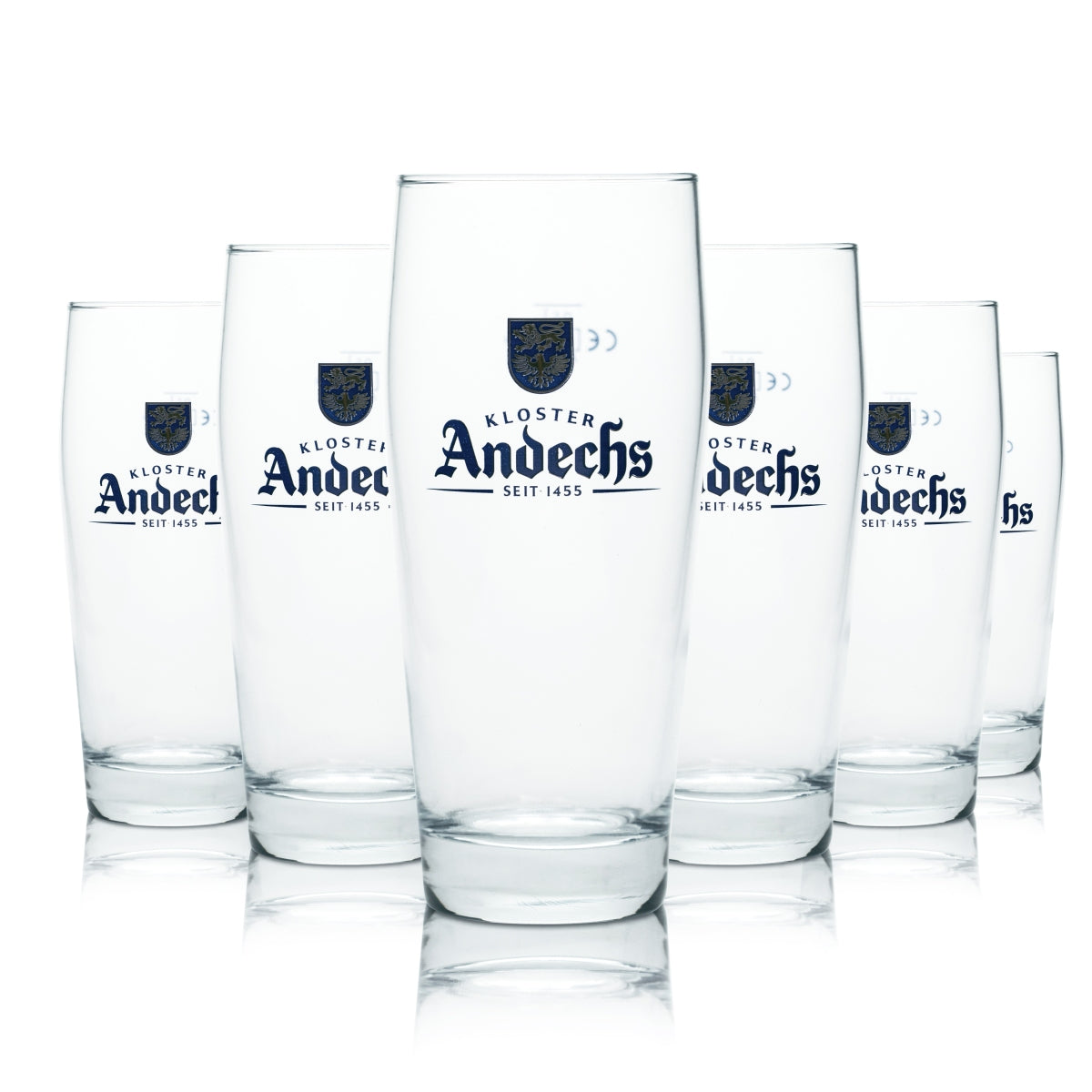 6x Andechs verre 0,5 l verre à bière verres gastronomiques calibrés brasserie Kloster Munich