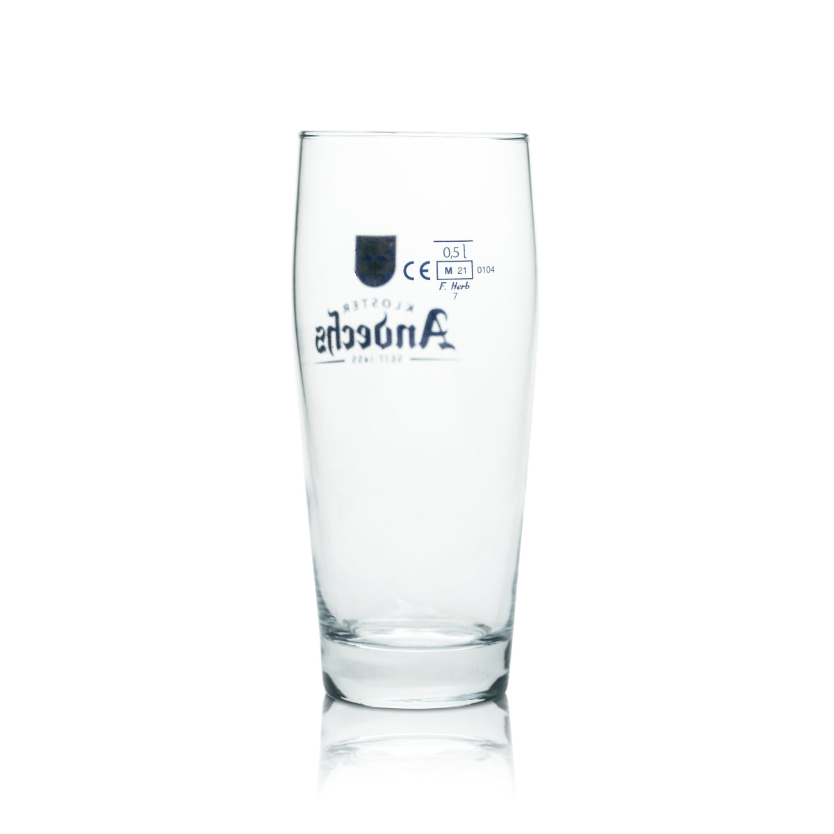 6x Andechs verre 0,5 l verre à bière verres gastronomiques calibrés brasserie Kloster Munich – Vue 3