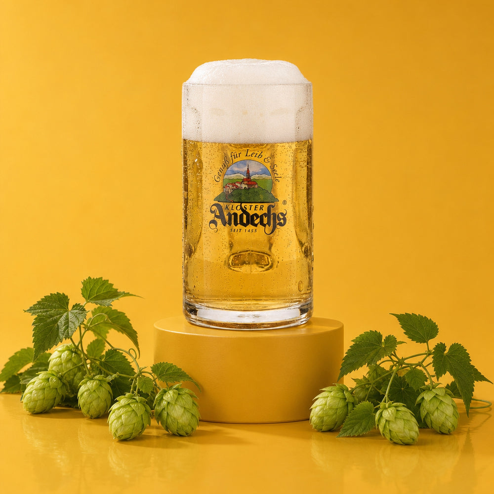 6x Andechs verre 0,5l chope à bière Humpen Seidel set de verres Klosterbrauerei Gastro
