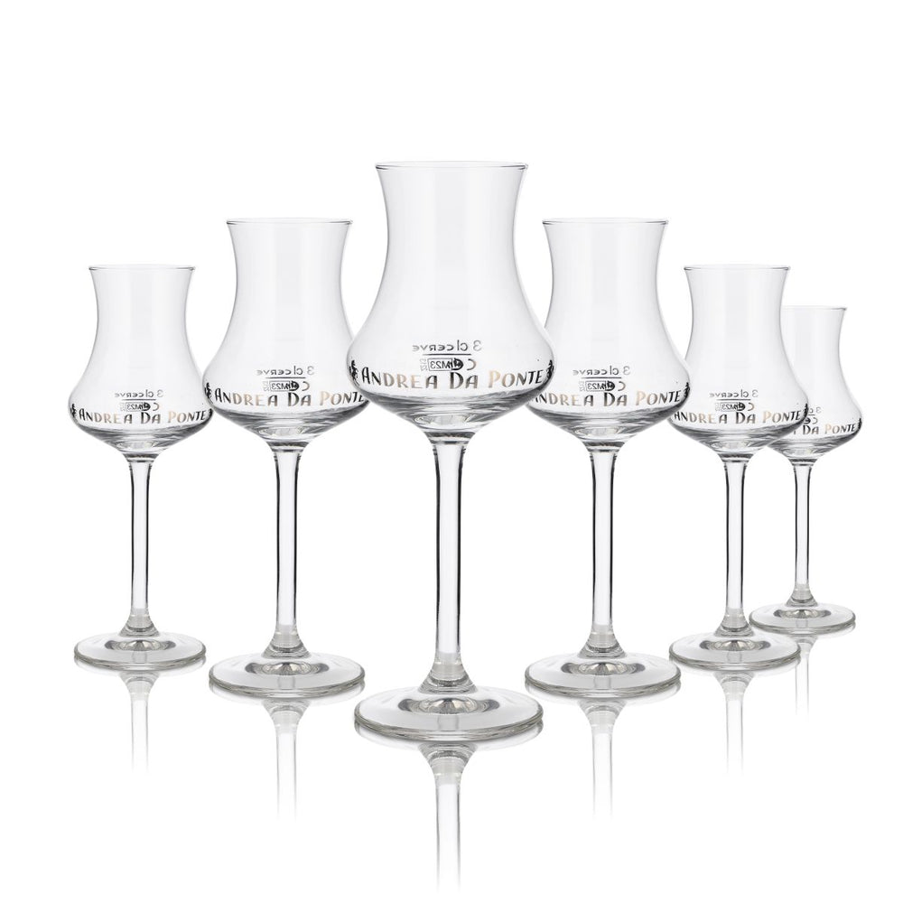 6x Andrea da Ponte Verre 0,13 l Verre à dégustation Verre à schnaps Verre à grappa Calice