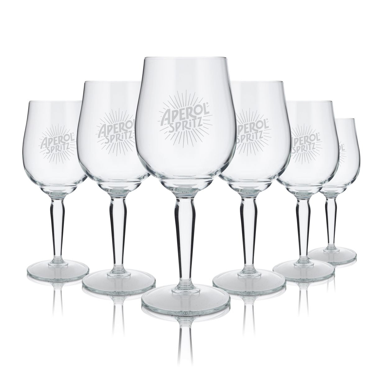 6 verres à apéritif Aperol Spritz Signature Calice 0,45 l – Cristalline, lot de verres à apéritif originaux – Vue 2