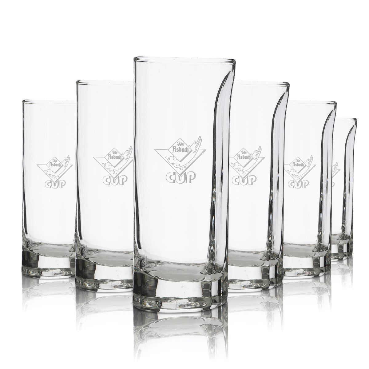 6x verre Asbach 0,34 l, verre à long drink, set de verres, cocktail ancien