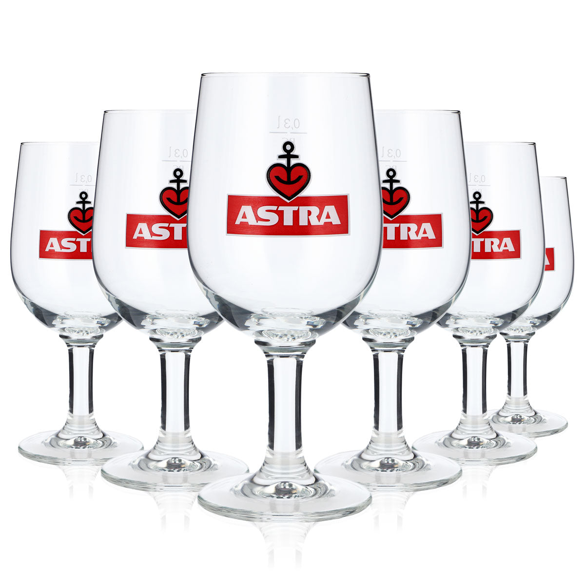 6 verres à bière Astra Verres à bière Verres tulipes 0,3 l hauts les tulipes RC – Vue 5