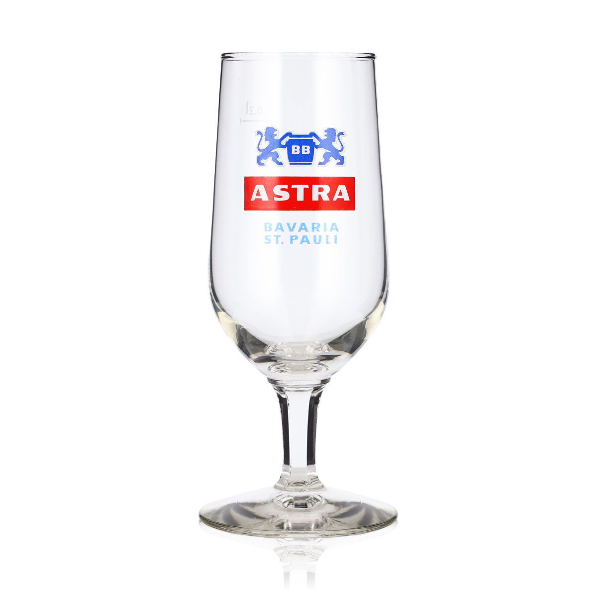 6 verres à bière Astra 0,2 l, forme tulipe, St. Pauli Rastal, verre à bière en forme de coupe – Vue 2
