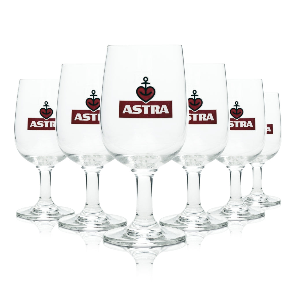 6 verres à bière Astra 0,2 l Ritzenhoff Tulipe Verres Kiez Brauerei St Pauli Bar