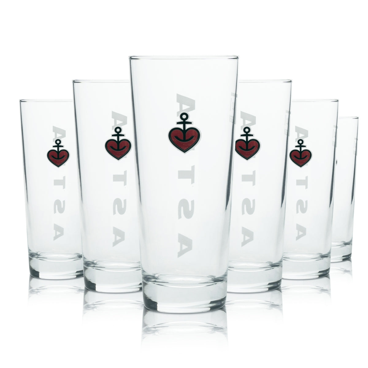 6 verres Astra 0,2 l Willy Becher verres à bière Gastro calibrés Kiez Hamburg