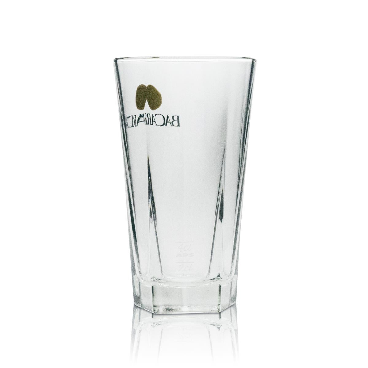6 verres à rhum Bacardi Longdrink 5eck 355 ml – Vue 3