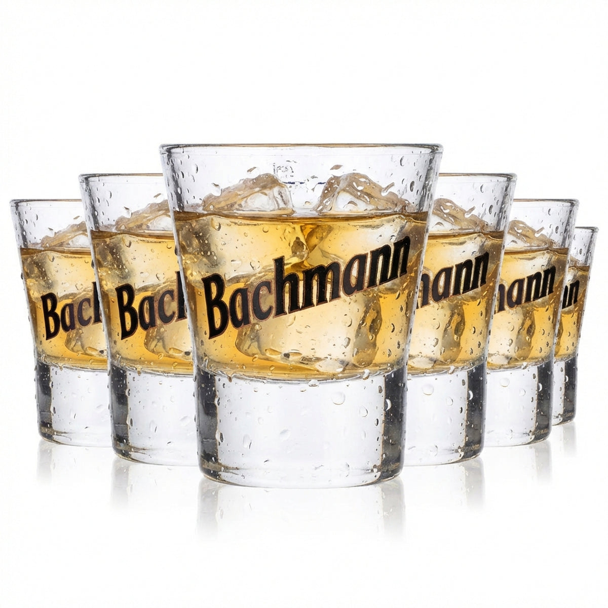 6x Bachmann Liqueur Stamper Verre à schnaps court Verre à shot 4 cl