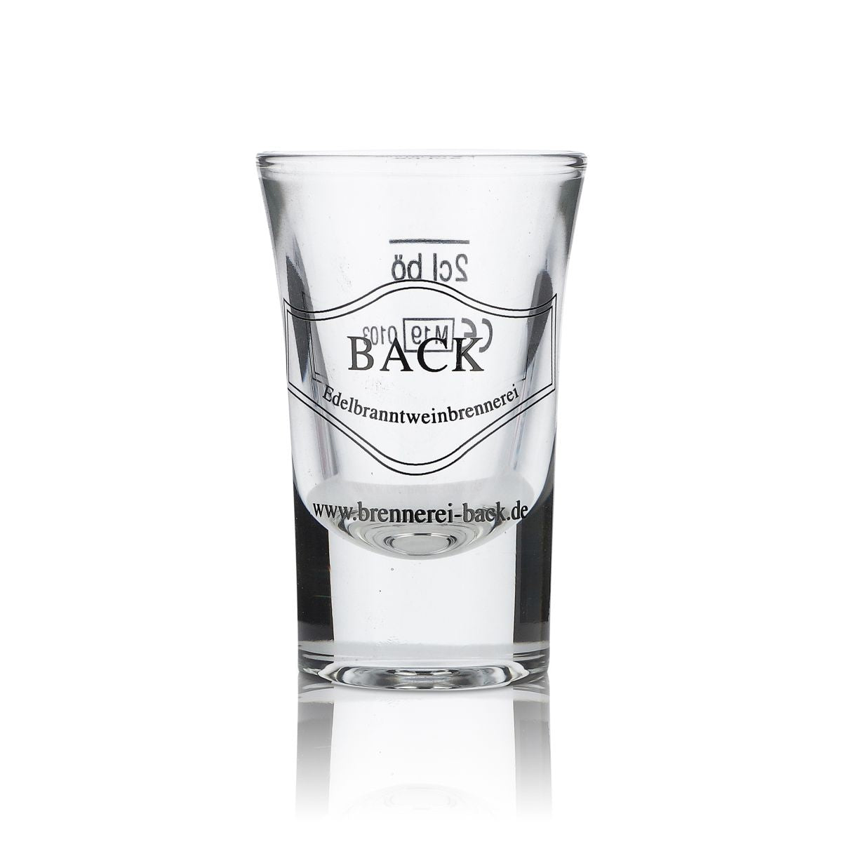 6x Back verre à liqueur 2cl verre à shot verre court stamper set de verres de distillerie Back – Vue 2