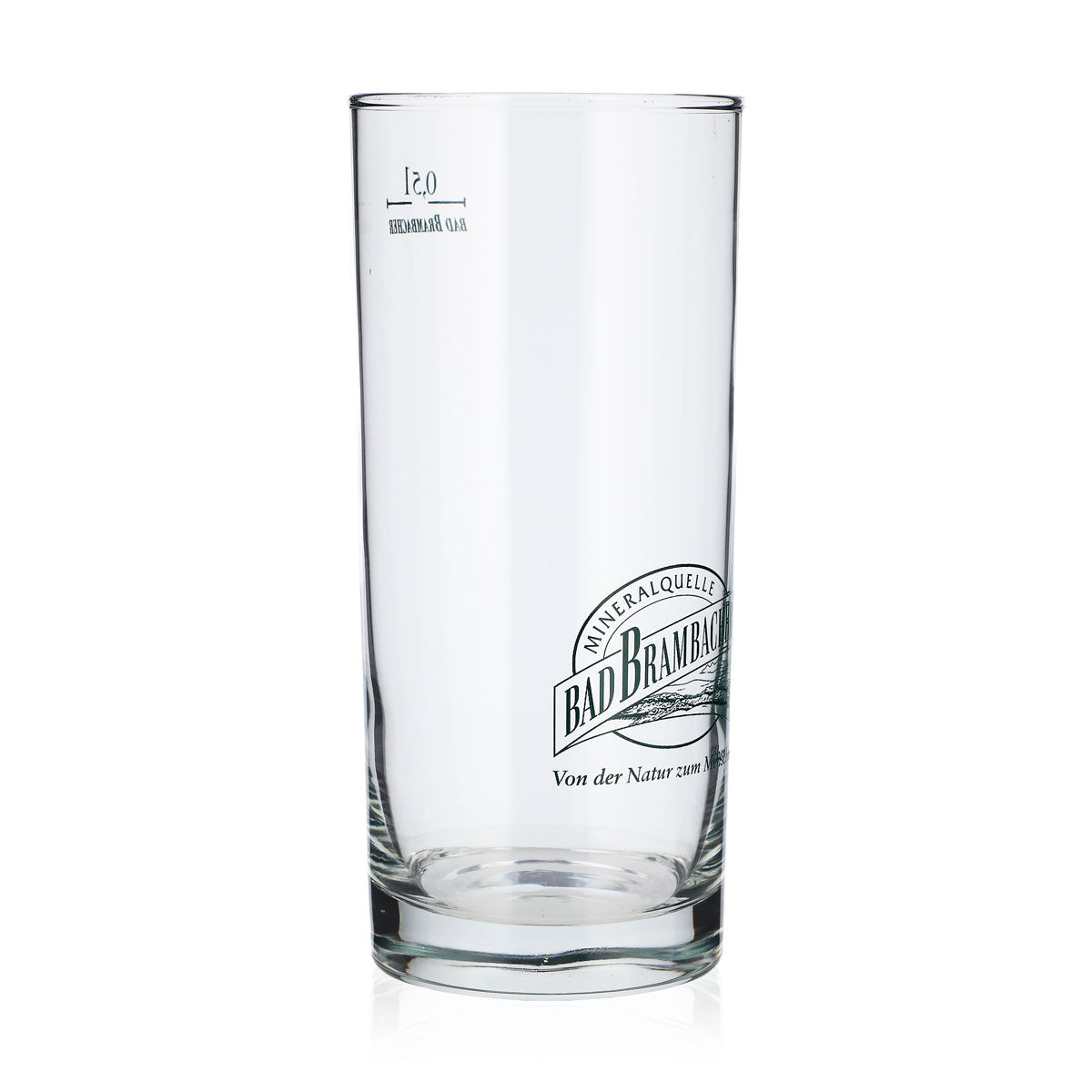 6 verres à eau Bad Brambacher de 0,5 l, logo vert (lot de 6) – Vue 2