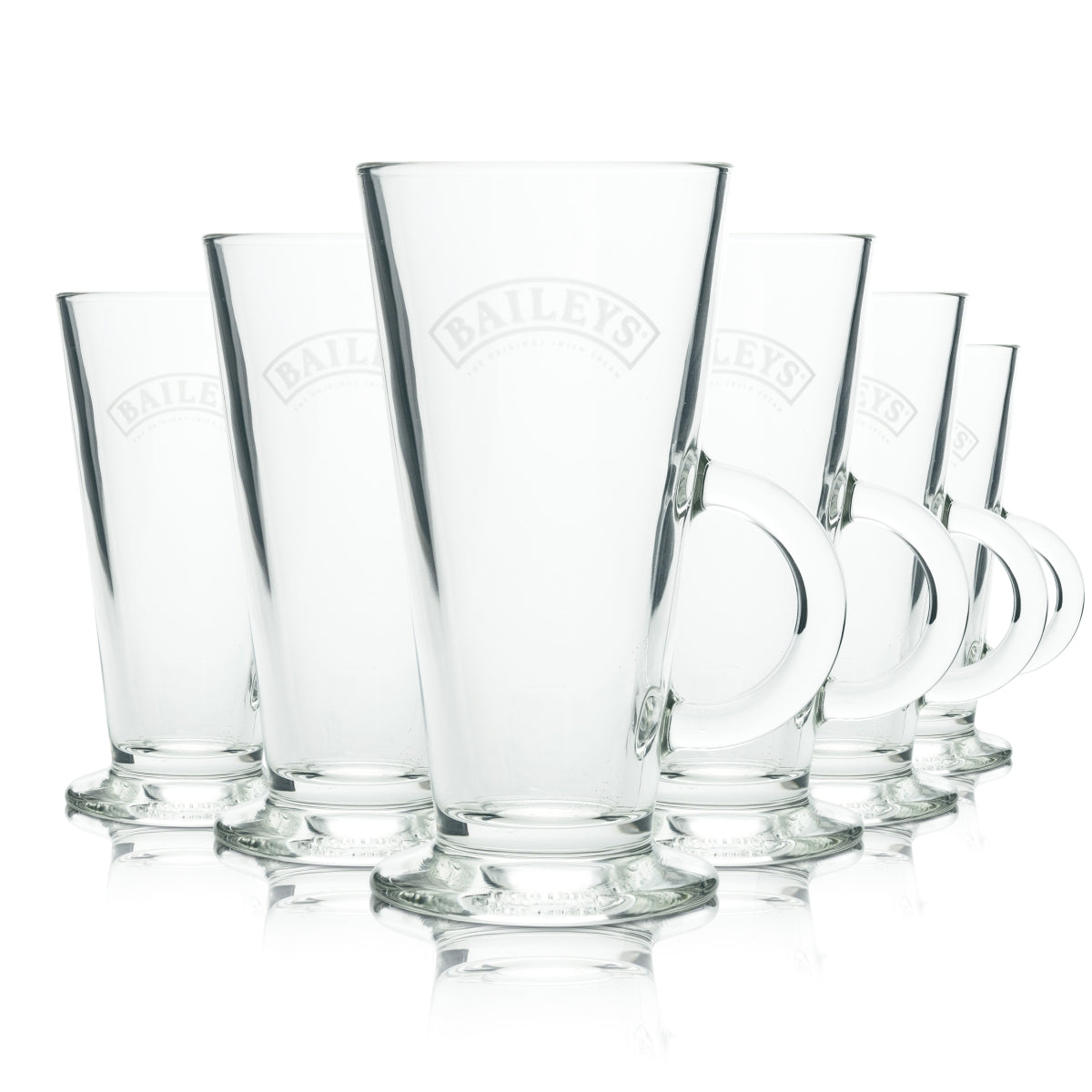 6 verres Baileys 0,2 l avec anse, verres à long drink, cocktail, café latte macchiato