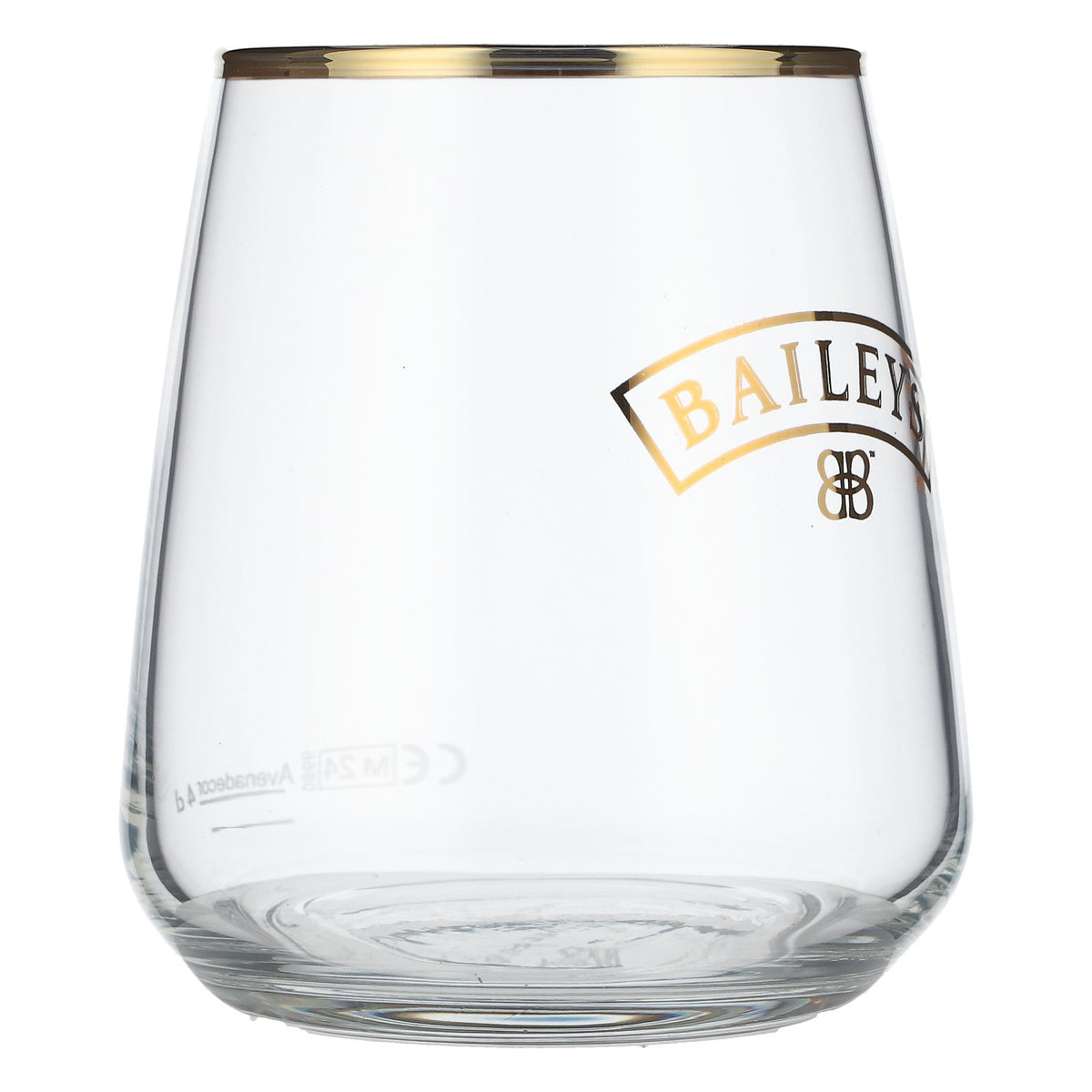 6 verres à liqueur Baileys 4 cl Verres à liqueur coniques Logo avec bord doré – Vue 3