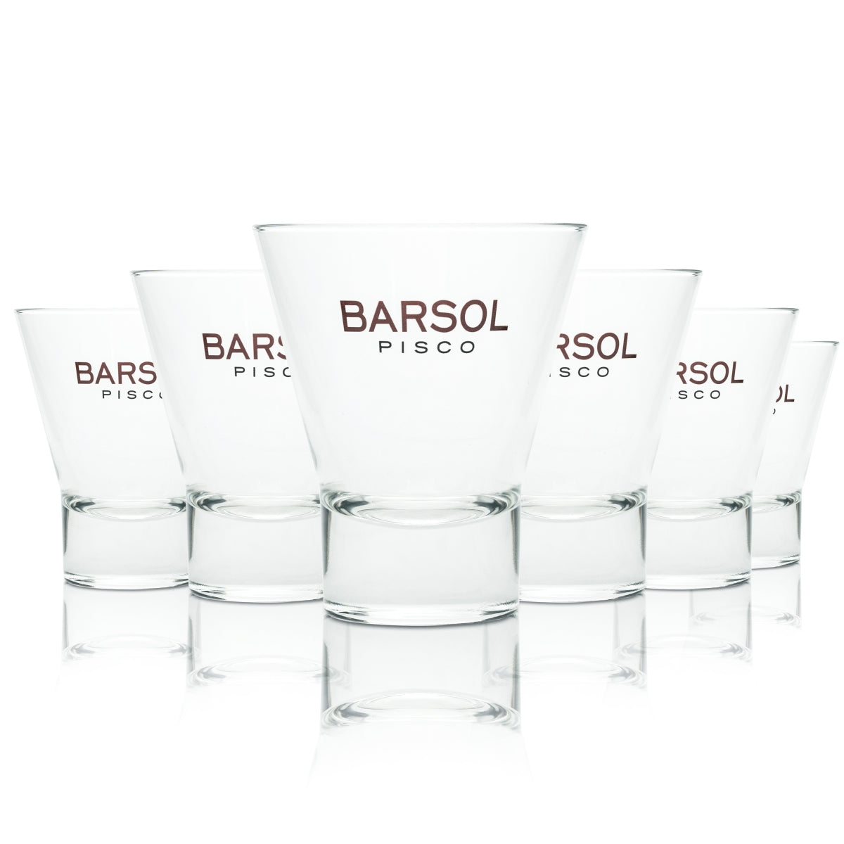6 verres Barsol Pico Sour 0,25 l, verres à cocktail, dégustation, rétro, lowball, bar