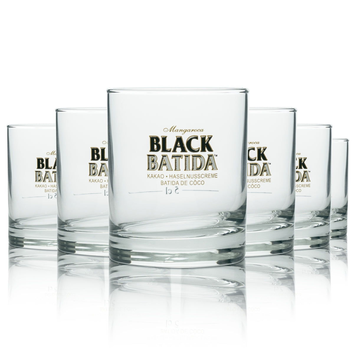 6x Verre à liqueur Batida de Coco Black Batida 2 cl Tumbler