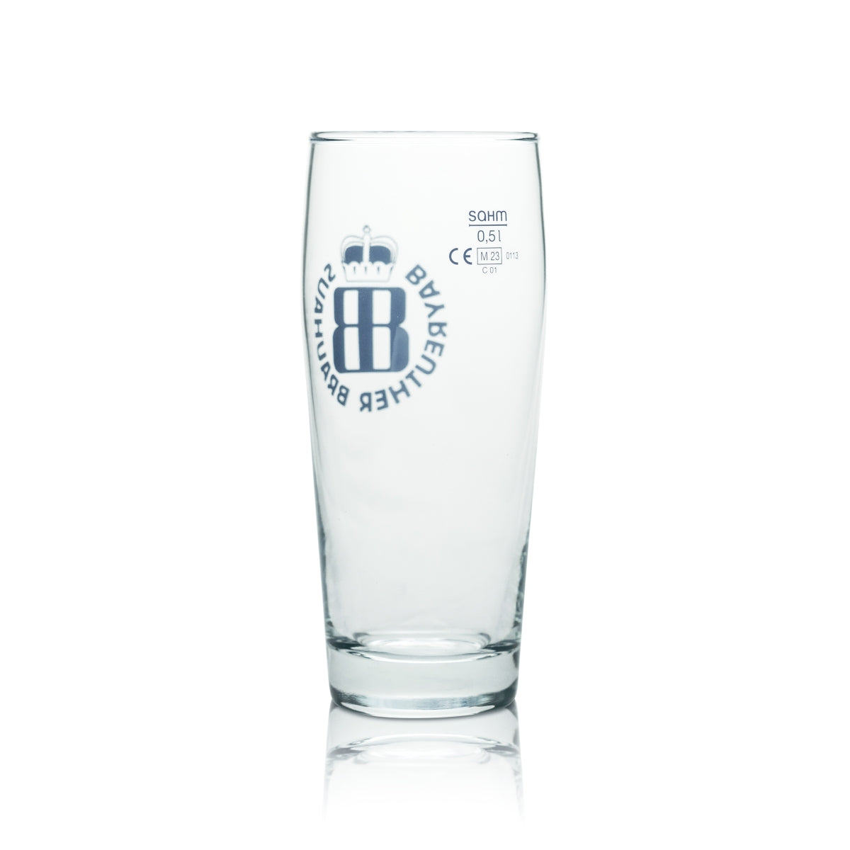 6 verres à bière Bayreuther Brauhaus 0,5 l, verres à pied, verres à bière, brasserie, restauration – Vue 3