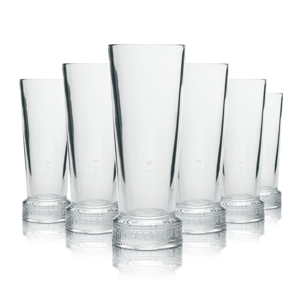 6 verres à vodka Becherovka 5 cl Longdrink Rastal