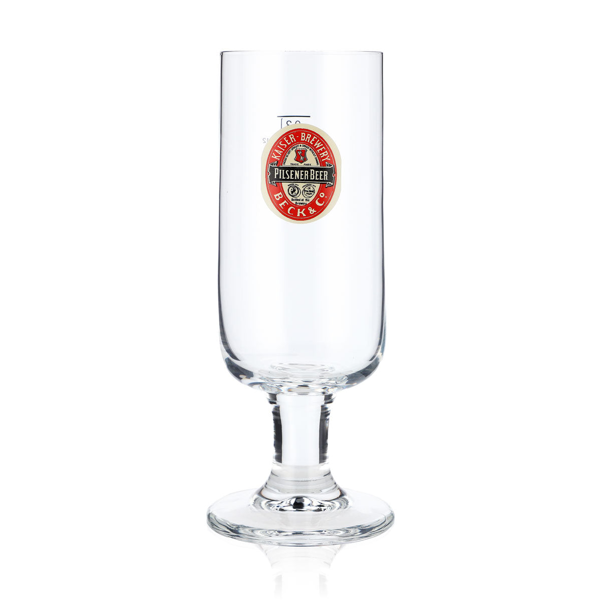 Lot de 6 verres à bière Beck's 0,3 l, logo rétro « Pilsener Beer » (Ritzenhoff) – Vue 3