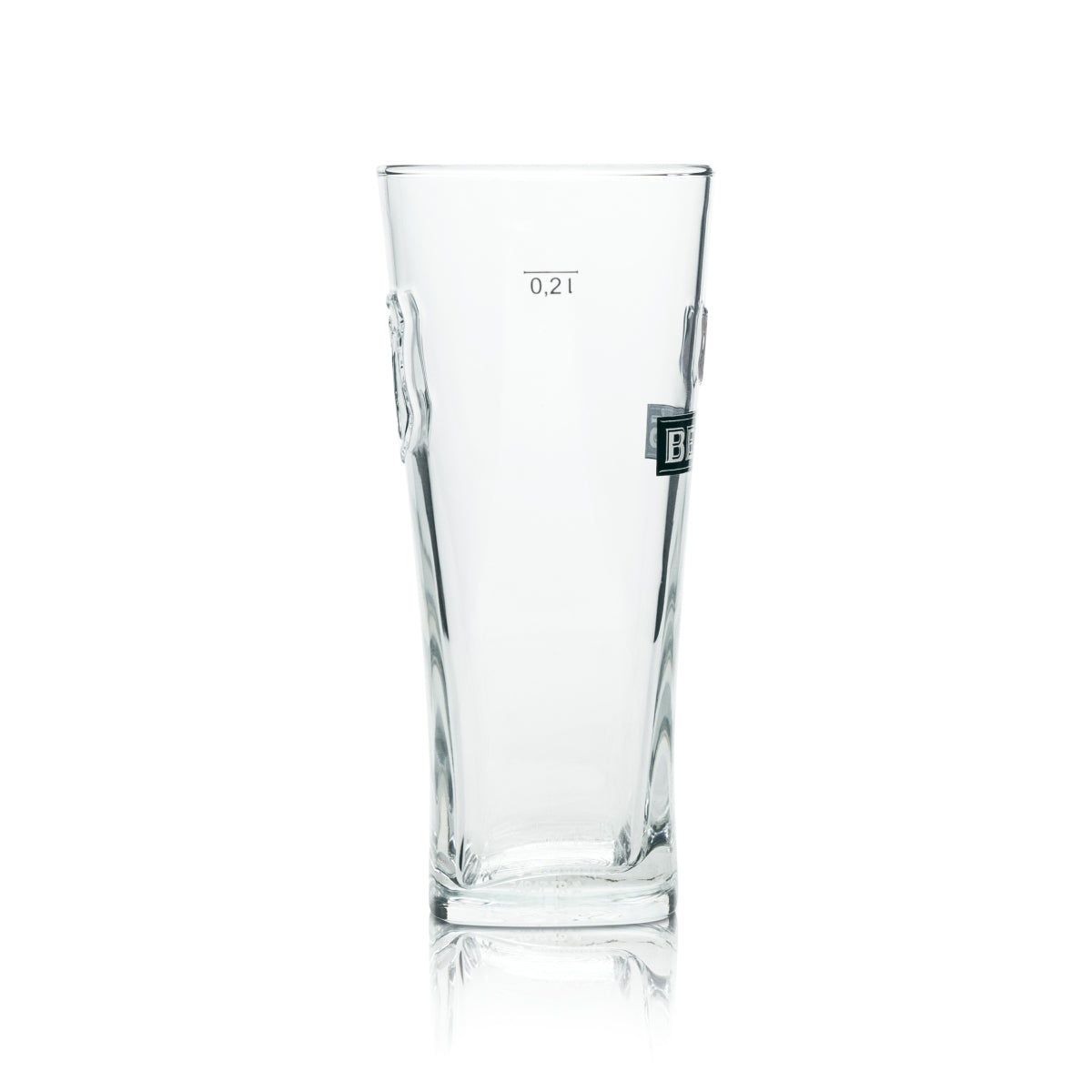 6 verres à bière Becks 0,2 l Verres à bière Henry Verres Tasses Logo en relief – Vue 3