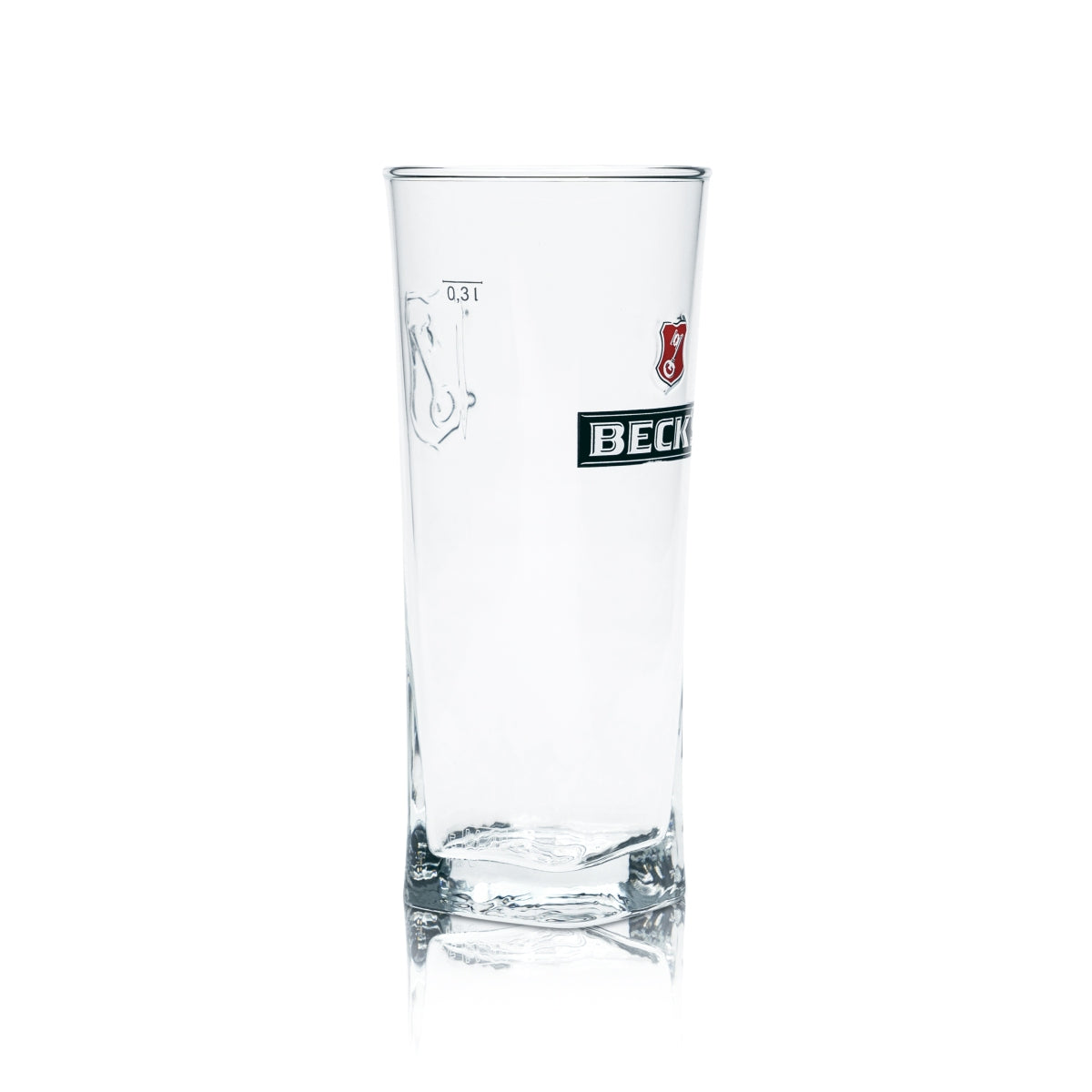 6 verres à bière Becks 0,3 l Henry Willi verres relief imprimés brasserie – Vue 3