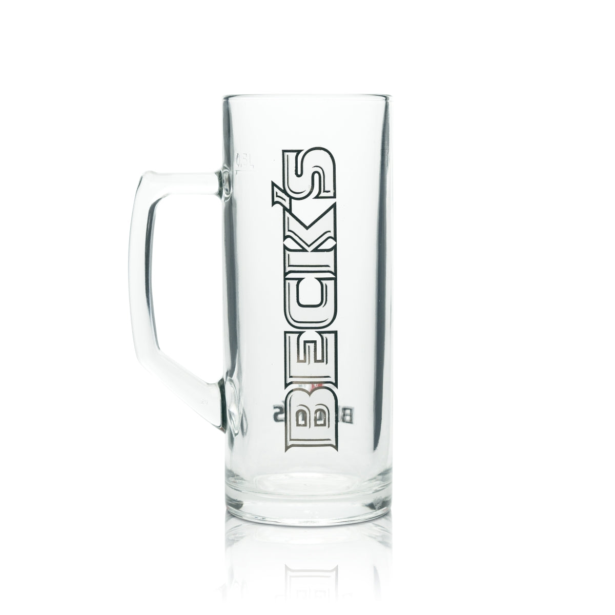 6 chopes à bière Becks 0,5 l Reno Borgonovo Seidel Henkel Gläser Humpem Krüge – Vue 2