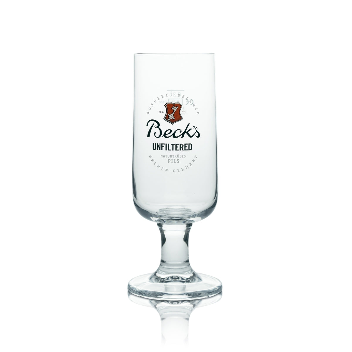 6 verres à bière Becks 0,3 l, forme tulipe, édition spéciale Pils non filtrée naturellement trouble – Vue 2