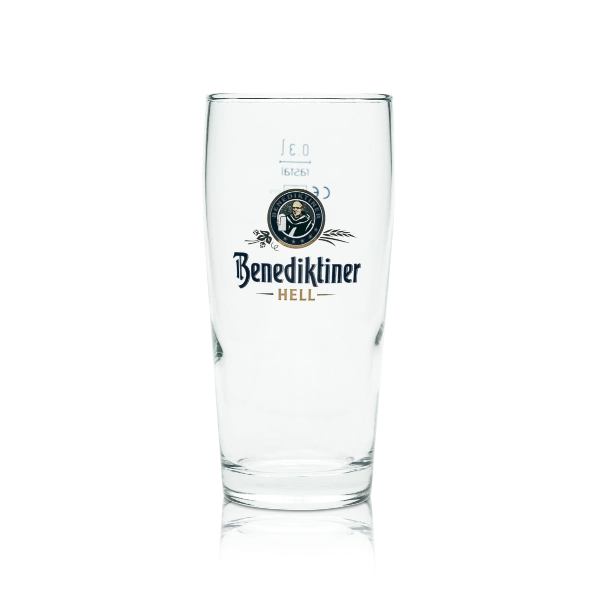 6 verres à bière Benediktiner 0,3 l Willi Becher « Hell » Sahm Brauerei Tumbler – Vue 2