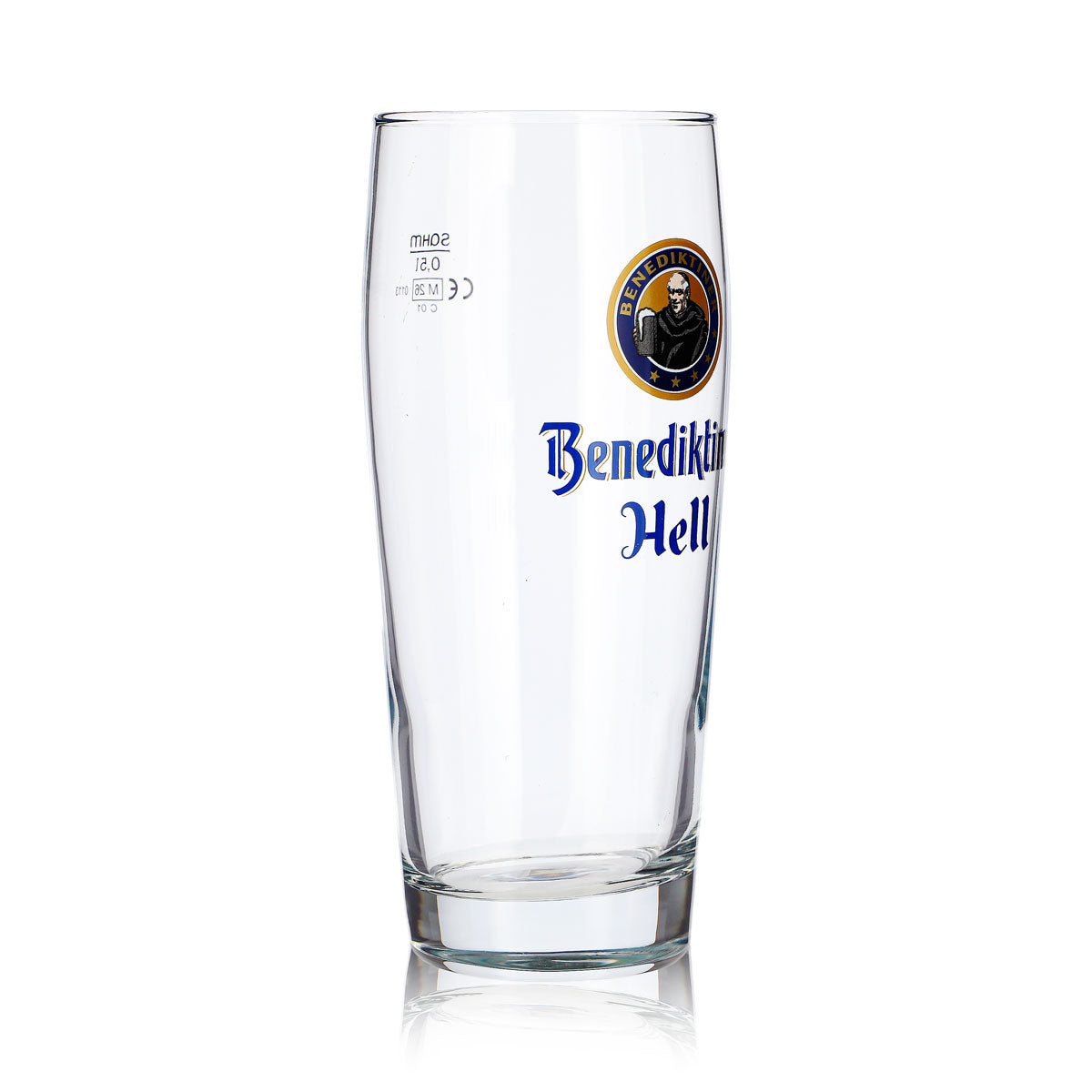 Lot de 6 verres à bière bénédictins de 0,5 l, modèle « Hell » Sahm – Vue 4