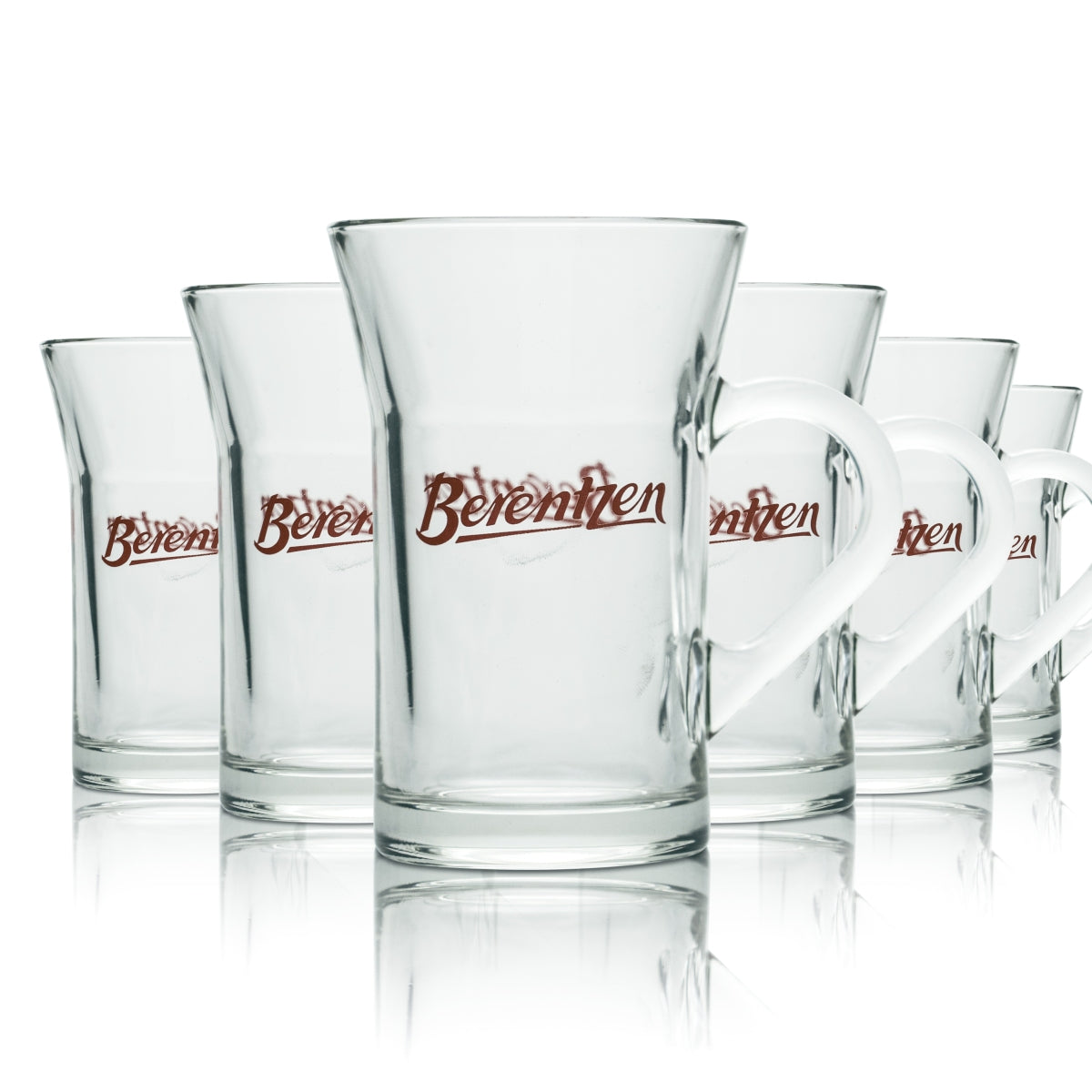 6x verres Berentzen 0,22 l pour vin chaud, thermo, avec anse, verres à punch, Noël