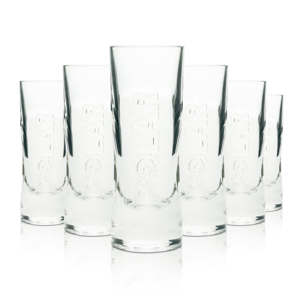 6x Verre à liqueur Berentzen Polar relief 2/4 cl Rastal