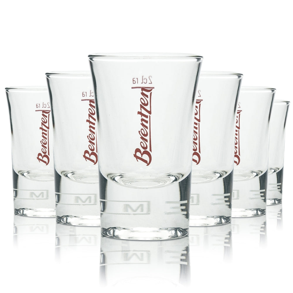 6x Verre à liqueur Berentzen 2 cl