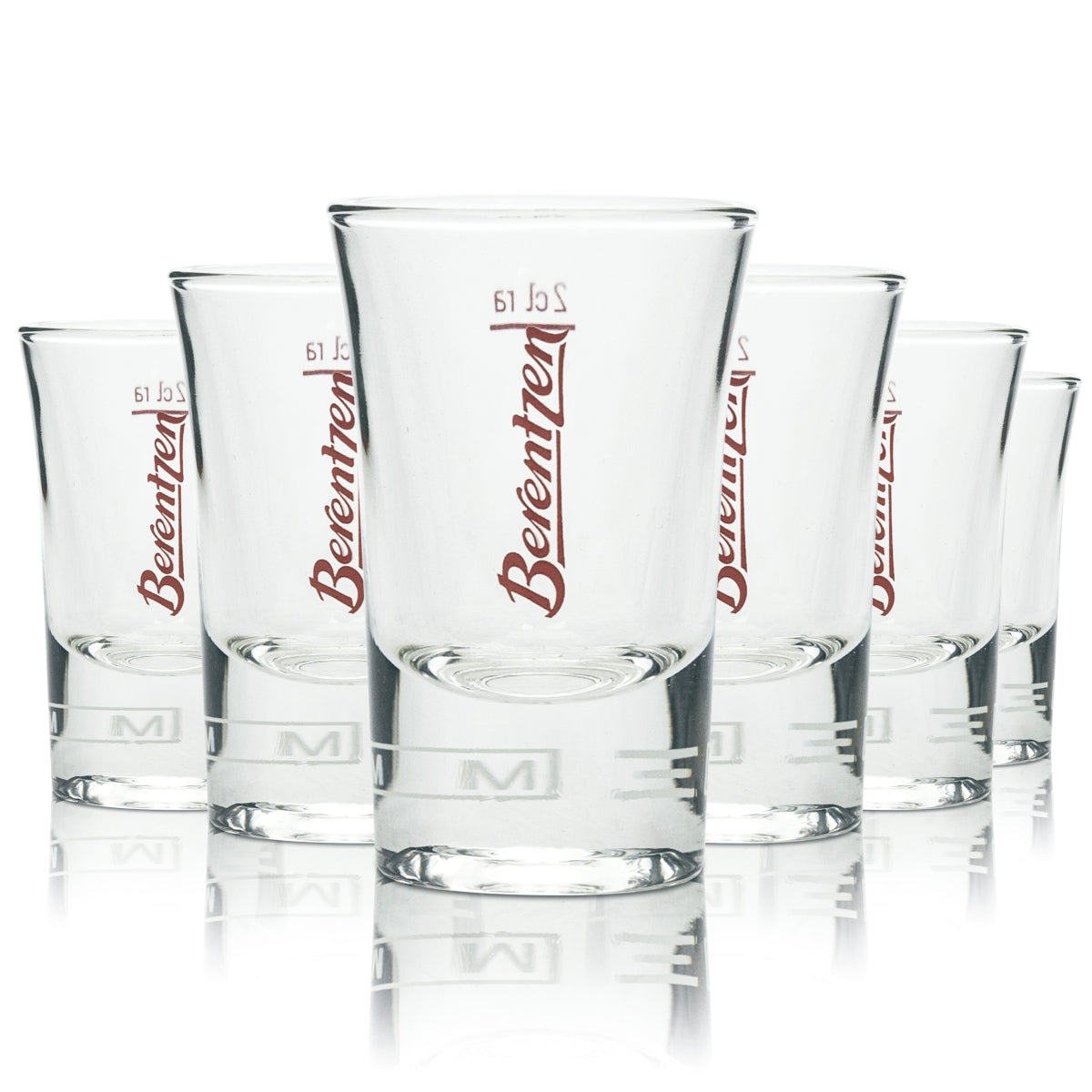 6x Verre à liqueur Berentzen 2 cl