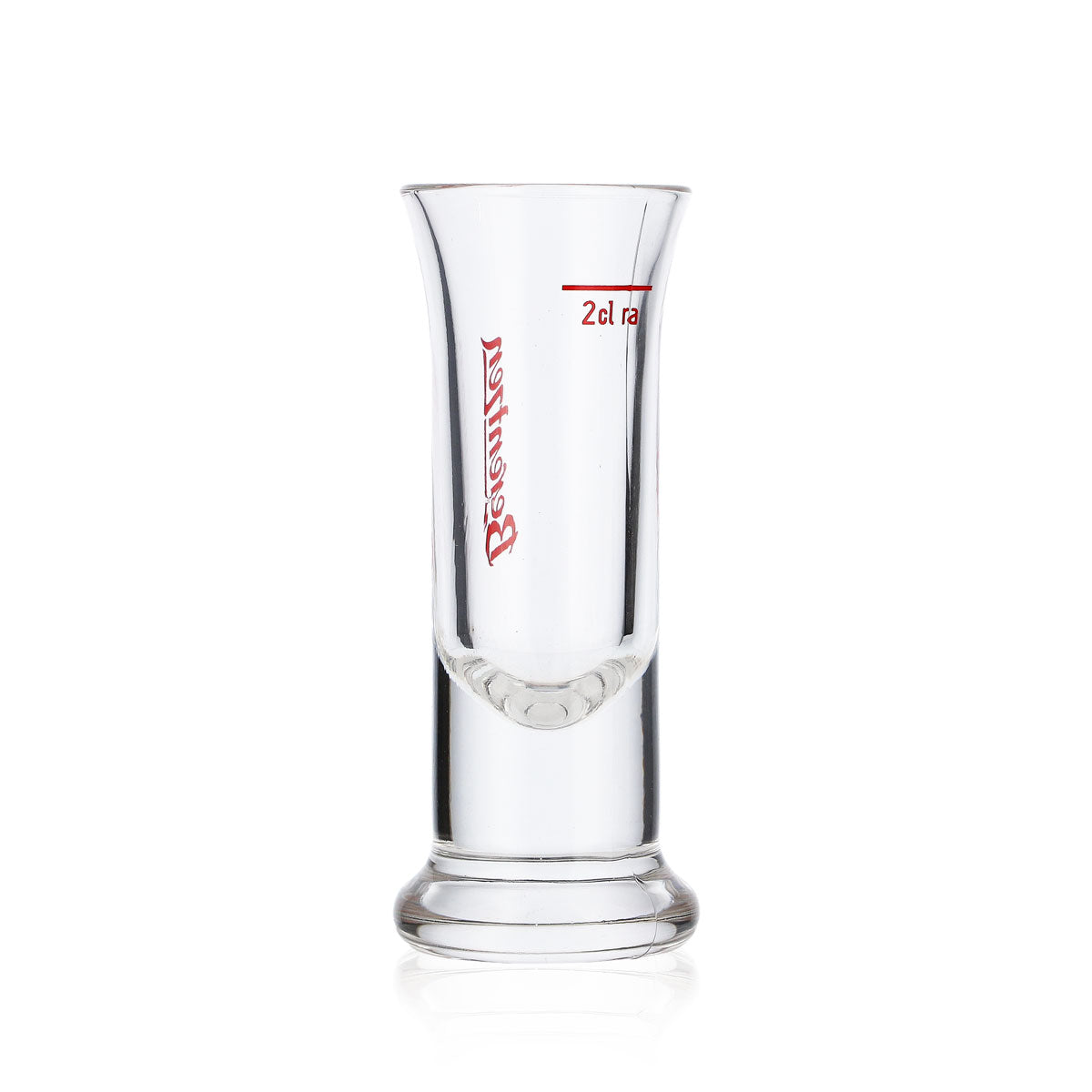 6x Verre à liqueur Berentzen Verre à shot Stamper 2 cl Logo rouge vertical – Vue 4
