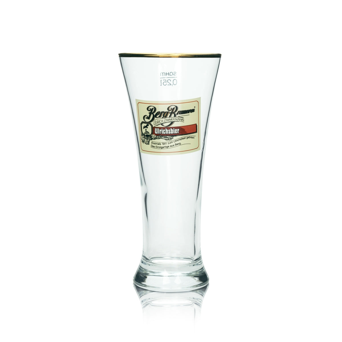 6 verres à bière Berg Brauerei 0,25 l Ulrichsbier Tuborg Sahm Pokal Tulipe Pils – Vue 2