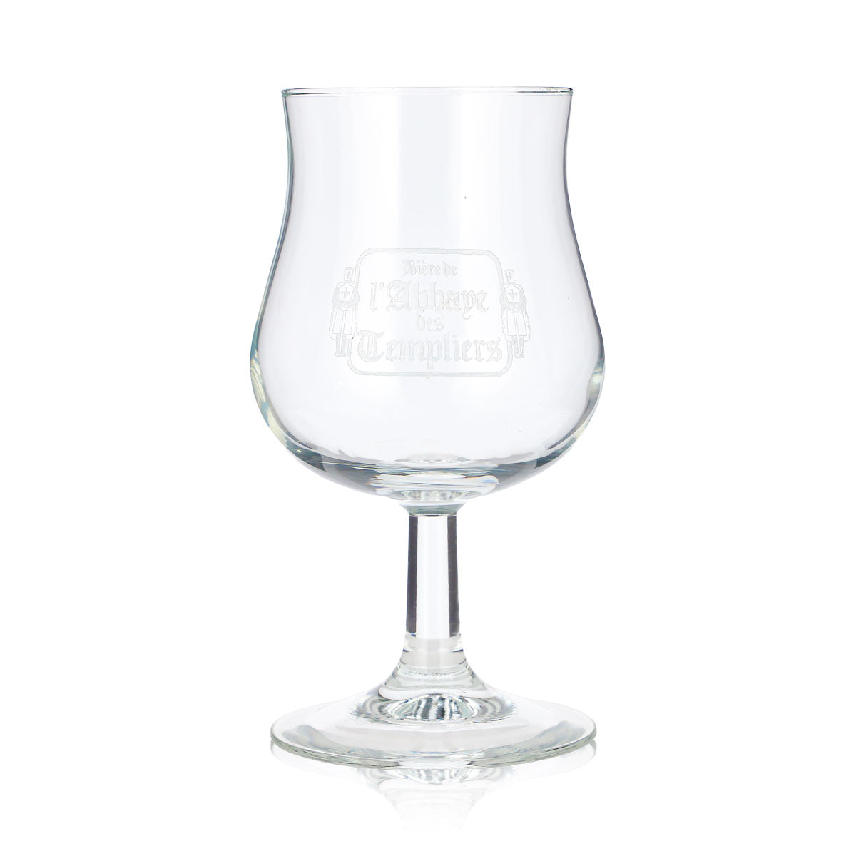 6 verres à bière « Bieres d’Abbaye » de 0,38 l, forme tulipe, avec le logo « Ritter » en blanc (lot de 6) – Vue 3