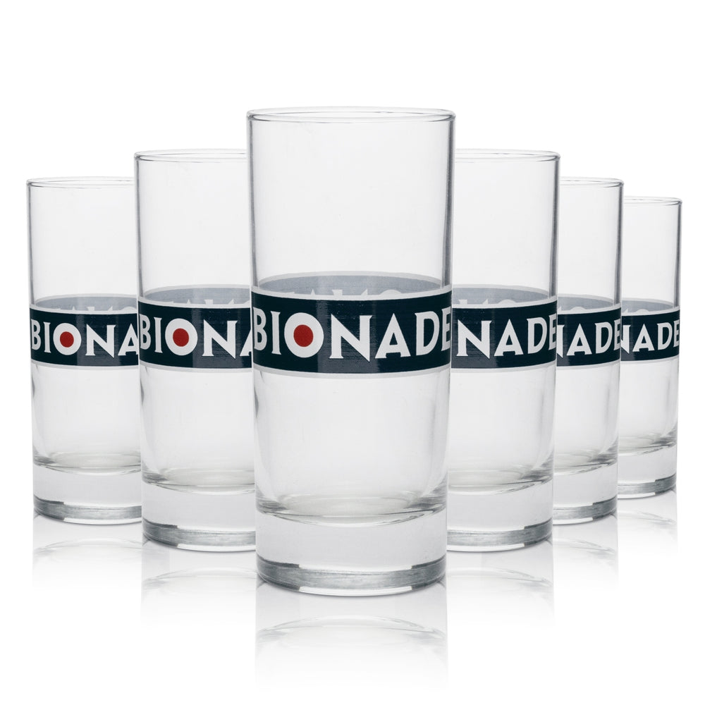 6x boissons gazeuses Bionade en verre 22 cl Longdrink rond Libbey